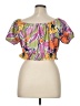 Shein Curve Orange Short Sleeve Blouse Size 14 Plus (1) - photo 2