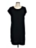 Merona 100% Polyester Solid Black Casual Dress Size L - photo 1