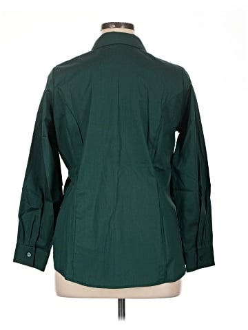 Jessica London Long Sleeve Button-Down Shirt (view 2)