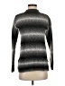 Ellen Tracy 100% Polyester Metallic Silver Turtleneck Sweater Size S - photo 1