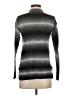Ellen Tracy 100% Polyester Metallic Silver Turtleneck Sweater Size S - photo 2