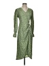 Unbranded 100% Polyester Green Casual Dress Size S - photo 1