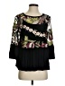 Eri + Ali Black 3/4 Sleeve Blouse Size S - photo 1