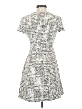 slim fit dress slacks White Mark Plus Size Tweed Fit and Flare Dress - Black
