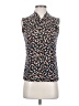 Tommy Hilfiger Floral Blue Sleeveless Blouse Size XS - photo 1
