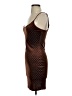 Bear Dance Argyle Brown Cocktail Dress Size S - photo 5