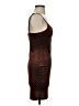 Bear Dance Argyle Brown Cocktail Dress Size S - photo 4