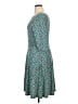 Neiman Marcus Print Teal Casual Dress Size XL - photo 5