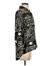 Larsen Gray Print Black Long Sleeve Blouse Size S - photo 4