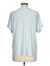 Anne Klein Teal Short Sleeve Blouse Size L - photo 2