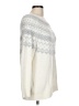 Talbots Chevron-herringbone Ivory Pullover Sweater Size L - photo 4