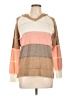 Unbranded 100% Acrylic Color Block Tan Pullover Sweater Size L - photo 1