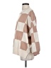 Lillusory Checkered-gingham Tan Pullover Sweater Size M - photo 5
