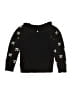 Janie and Jack Stars Black Pullover Sweater Size 4 - photo 2
