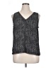 Chelsea28 100% Polyester Gray Sleeveless Blouse Size XL - photo 1