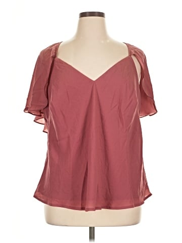 Future Collective Short Sleeve Blouse (view 1)