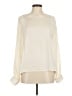 Left Coast by Dolan 100% Polyester Ivory Long Sleeve Blouse Size M - photo 1