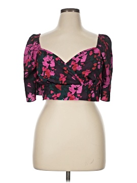 Shein Curve Short Sleeve Top