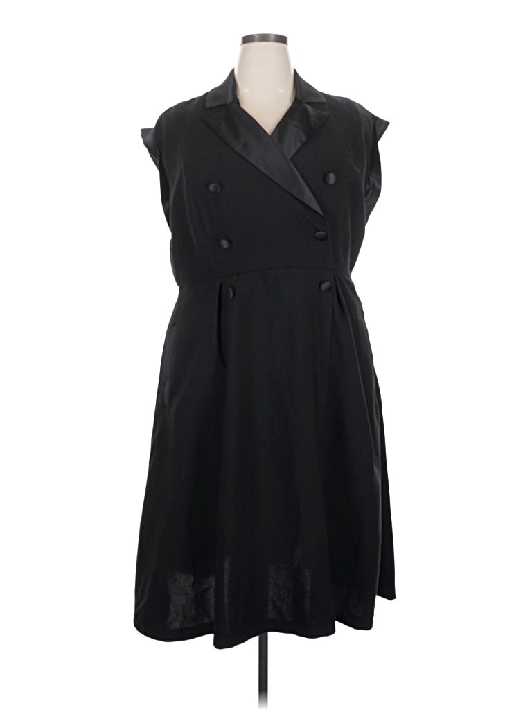 Pre-owned Eloquii Casual Dress In Black