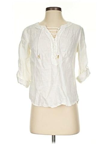 Maeve by Anthropologie 3/4 Sleeve Blouse (view 1)