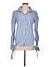 Pixie Market Blue Long Sleeve Blouse Size L (estimated) - photo 1