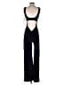 Assorted Brands Solid Black Jumpsuit Size M - photo 2