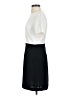 Mango 100% Polyester Color Block Ivory Casual Dress Size 2 - photo 5