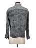 Rag & Bone 100% Silk Animal Print Silver Blouse Size XS - photo 2