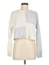 Hollister Color Block White Pullover Sweater Size M - photo 1
