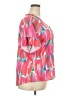 Unbranded 100% Polyester Pink Short Sleeve Blouse Size 2X - photo 4