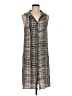 Contempo Gray Sleeveless Blouse Size M - photo 1