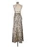 Shein Animal Print Ivory Casual Dress Size 6 - photo 2