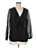 NY&C 100% Polyester Black 3/4 Sleeve Blouse Size M - photo 1