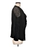 NY&C 100% Polyester Black 3/4 Sleeve Blouse Size M - photo 4