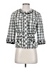 Elevenses Houndstooth Silver Jacket Size 4 - photo 1