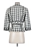 Elevenses Houndstooth Silver Jacket Size 4 - photo 2