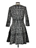 Eliza J Houndstooth Black Casual Dress Size 10 - photo 2
