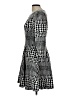 Eliza J Houndstooth Black Casual Dress Size 10 - photo 5