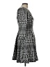 Eliza J Houndstooth Black Casual Dress Size 10 - photo 4