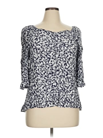 Unique Spectrum 3/4 Sleeve Blouse (view 1)