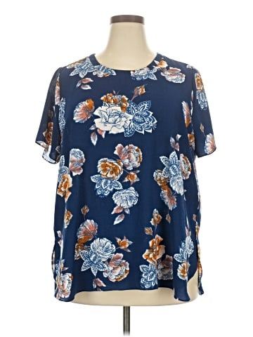 Meri Skye Short Sleeve Blouse (view 1)
