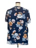 Meri Skye Blue Short Sleeve Blouse Size 2X - photo 2