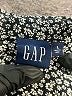 Gap 100% Cotton Floral Black Long Sleeve Blouse Size L - photo 7