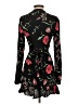 Privacy Please 100% Rayon Floral Black Cocktail Dress Size S - photo 2