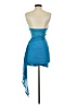 Shein 100% Polyamide Blue Cocktail Dress Size 4 - photo 2
