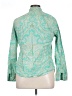 J.Crew Collection Paisley Green Long Sleeve Button-Down Shirt Size 14 - photo 2