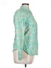 J.Crew Collection Paisley Green Long Sleeve Button-Down Shirt Size 14 - photo 4