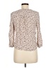 Hinge 100% Rayon Ivory 3/4 Sleeve Blouse Size M - photo 2