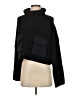 Zara Color Block Black Turtleneck Sweater Size S - photo 1