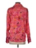 Zara Floral Pink Long Sleeve Blouse Size S - photo 2